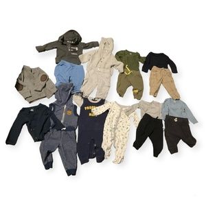 Lot bundle 18 PCs Baby Boy 6 to 9 Month Carters H&M Mexx Cardigan